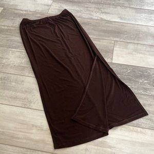 1990’s Brown Maxi Skirt - Size Small